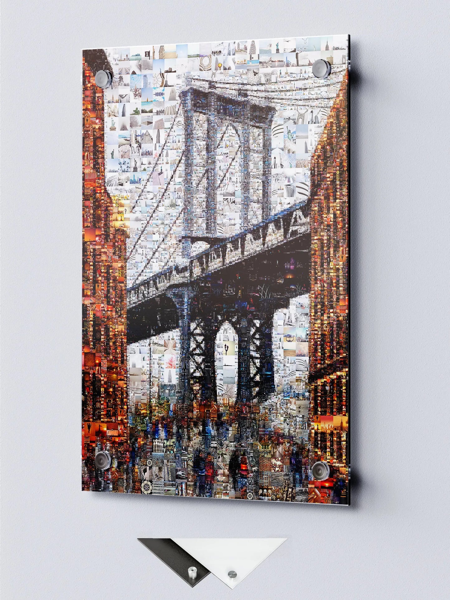Stunning Brooklyn Bridge Mosaic Art - Unique Wall Décor for Home & Office | Perfect Gift Idea AtelierMosaics