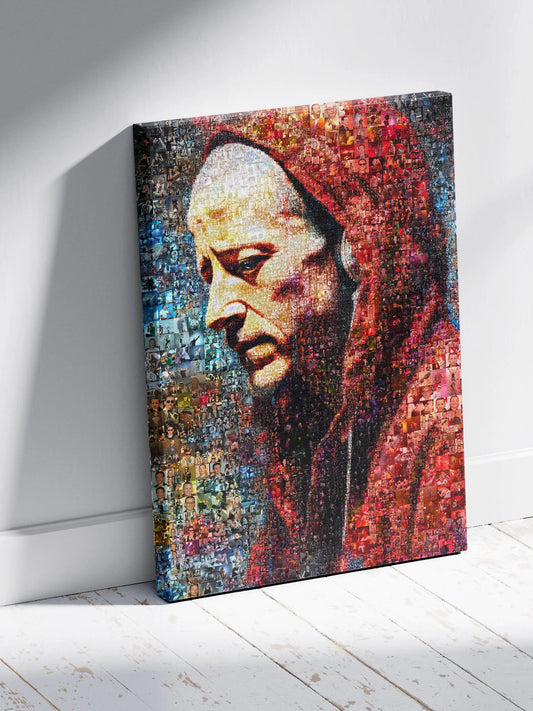 Chester Bennington Mosaic Art Print - Tribute to Linkin Park's Iconic Frontman AtelierMosaics