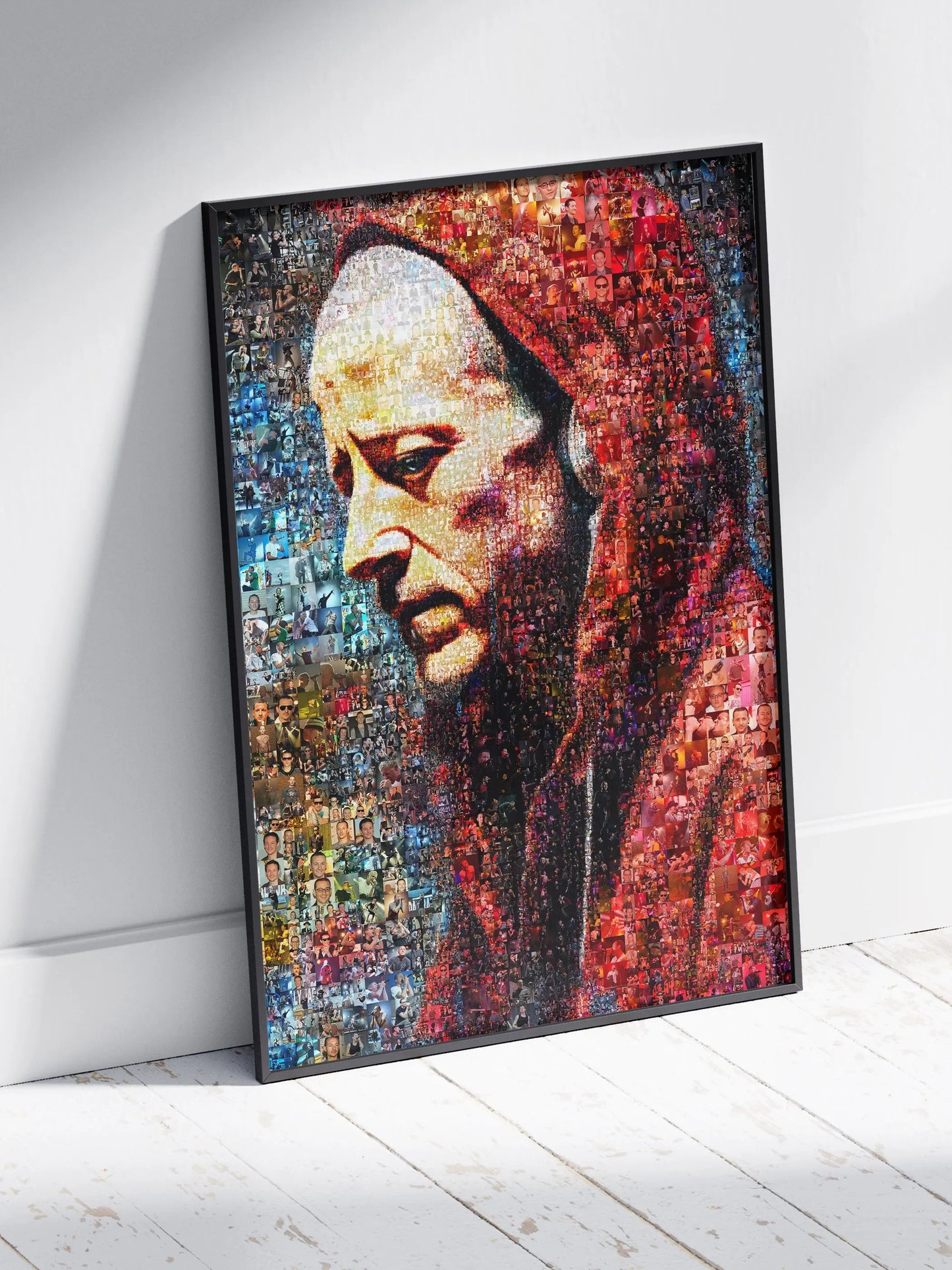Chester Bennington Mosaic Art Print - Tribute to Linkin Park's Iconic Frontman AtelierMosaics
