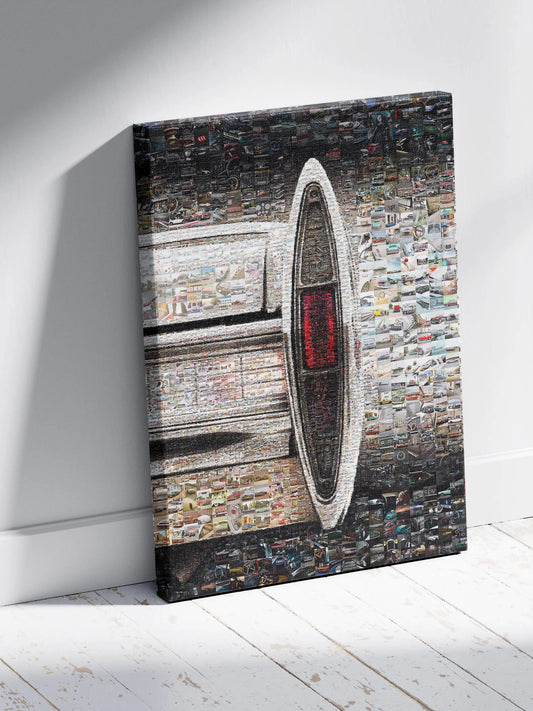 Stunning Automotive Mosaic Art - Unique Car-Themed Wall Decor for Car Lovers and Enthusiasts AtelierMosaics