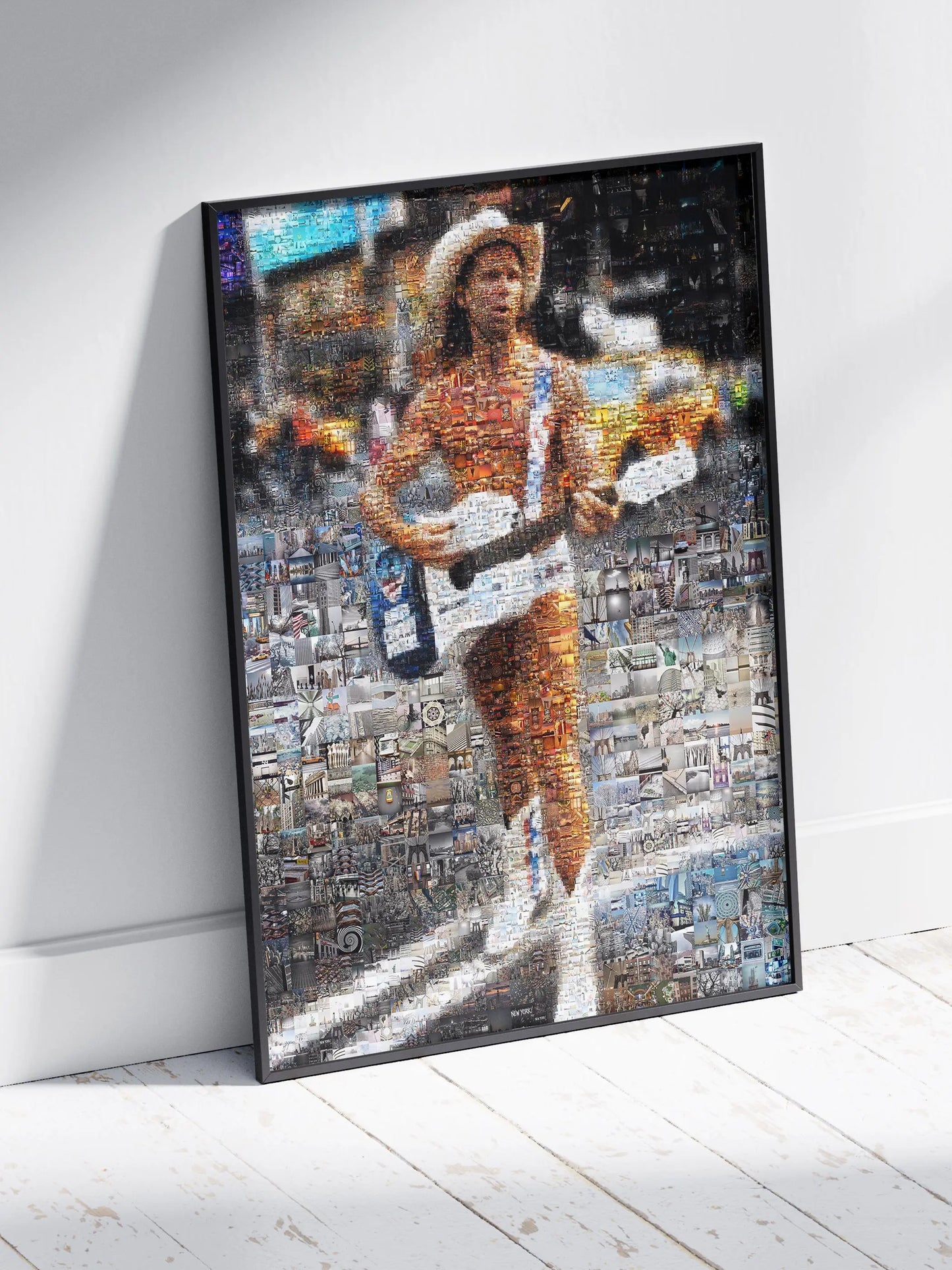 Vibrant Mosaic Art of a Guitarist: A Stunning Tribute to Music and Culture AtelierMosaics