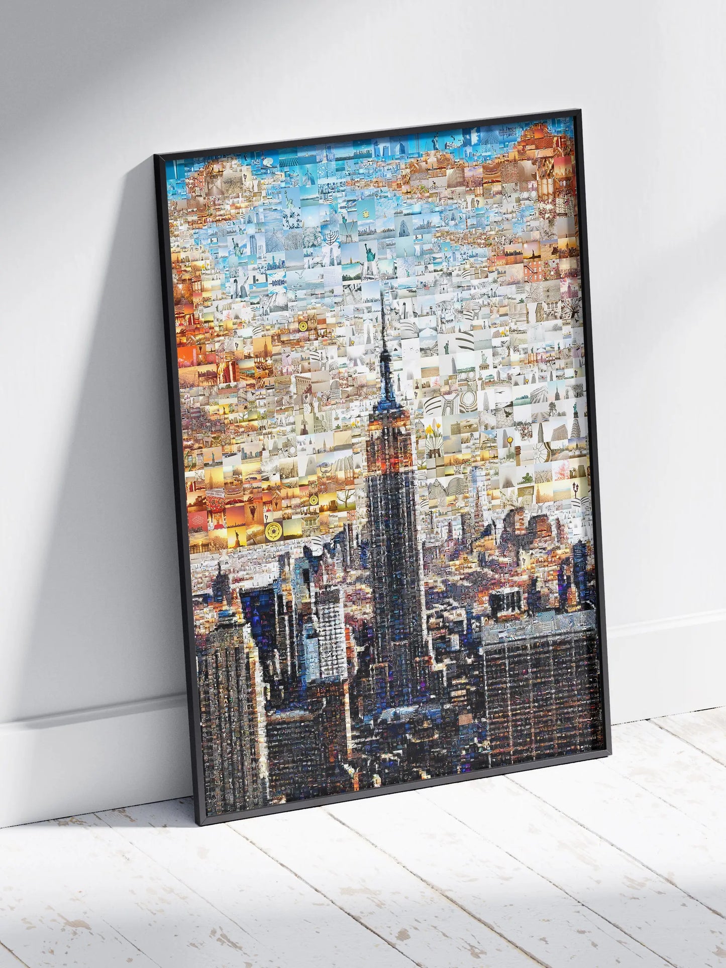 Stunning New York City Mosaic Art - Iconic Skyline & Cultural Collage for Home Decor AtelierMosaics