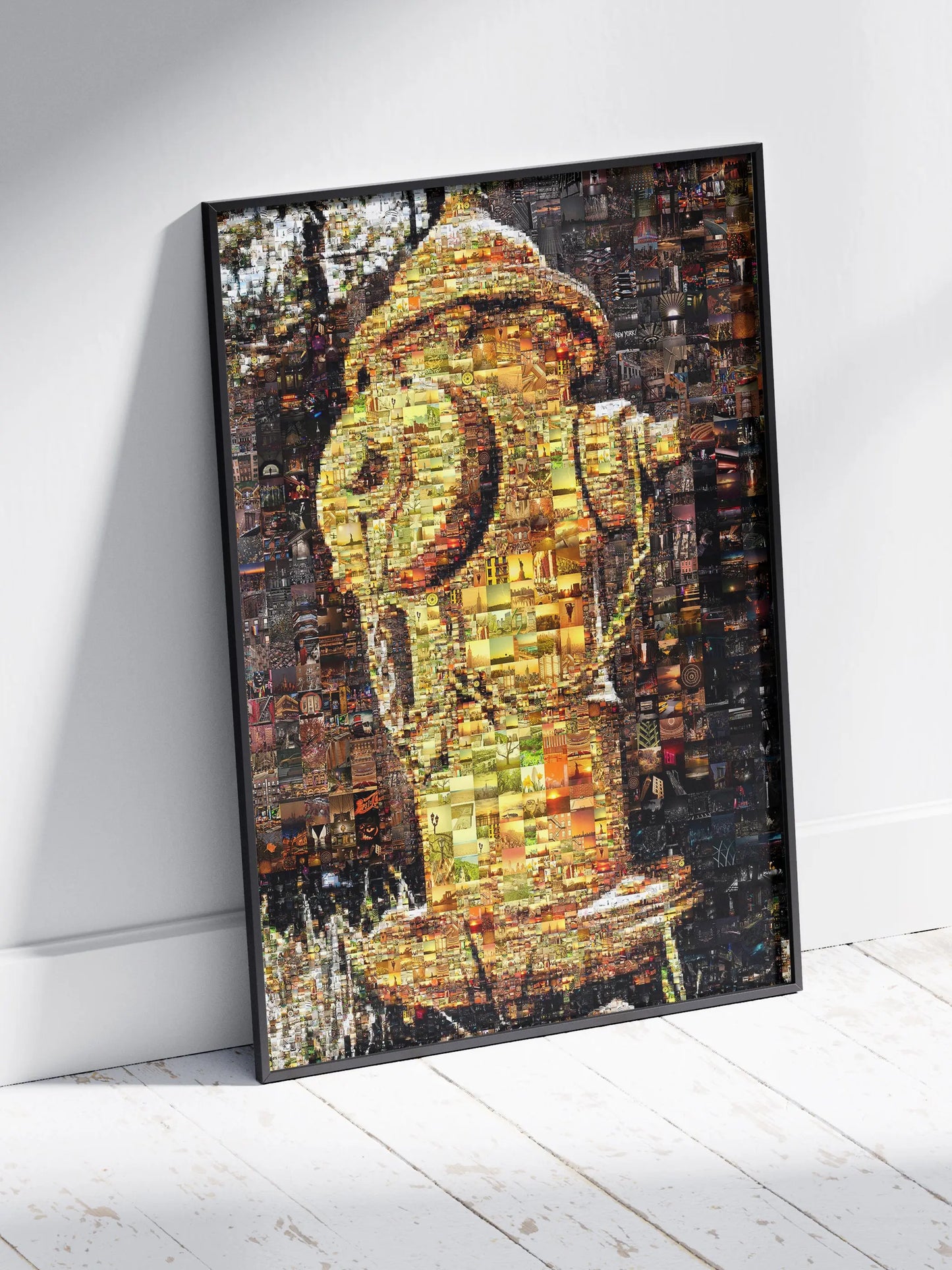 Vibrant Mosaic Art of a Fire Hydrant - Unique Home Decor Piece for Art Lovers AtelierMosaics