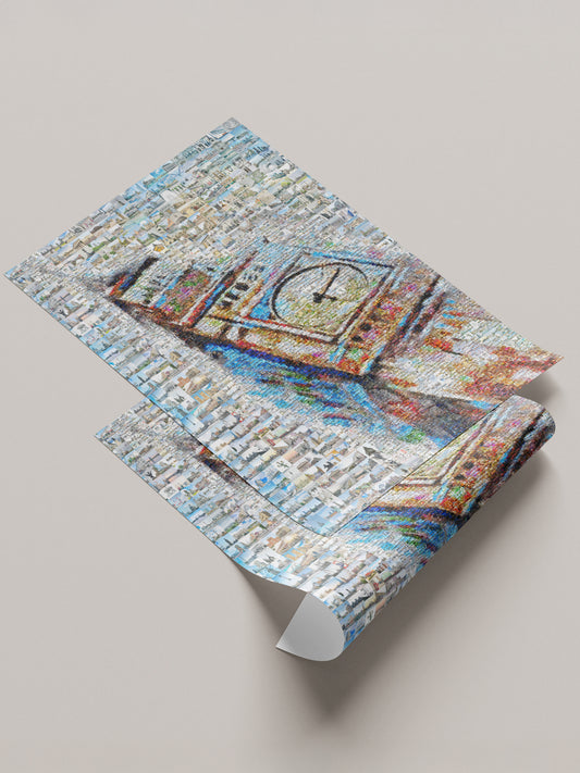 Stunning London Mosaic Artwork - Captivating Cityscape Art Piece for Home and Office Decor AtelierMosaics