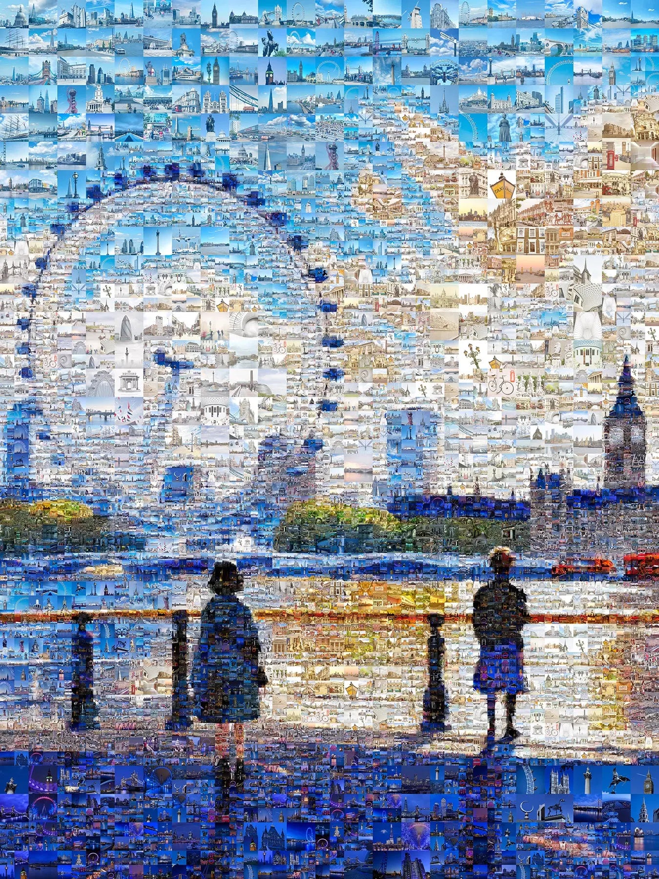 Stunning London Mosaic Artwork - Captivating Cityscape of Iconic Landmarks and Views AtelierMosaics