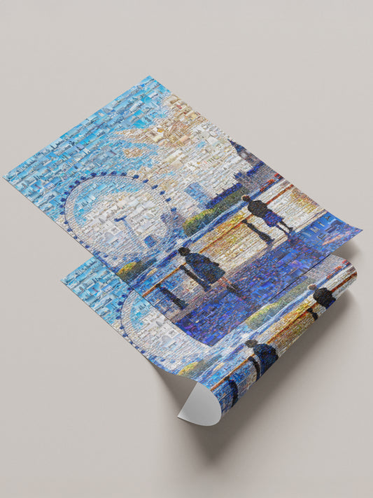 Stunning London Mosaic Artwork - Captivating Cityscape of Iconic Landmarks and Views AtelierMosaics