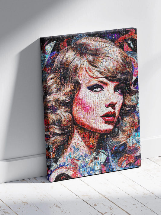 Stunning Taylor Swift Mosaic Artwork – Perfect Gift for Fans and Collectors AtelierMosaics