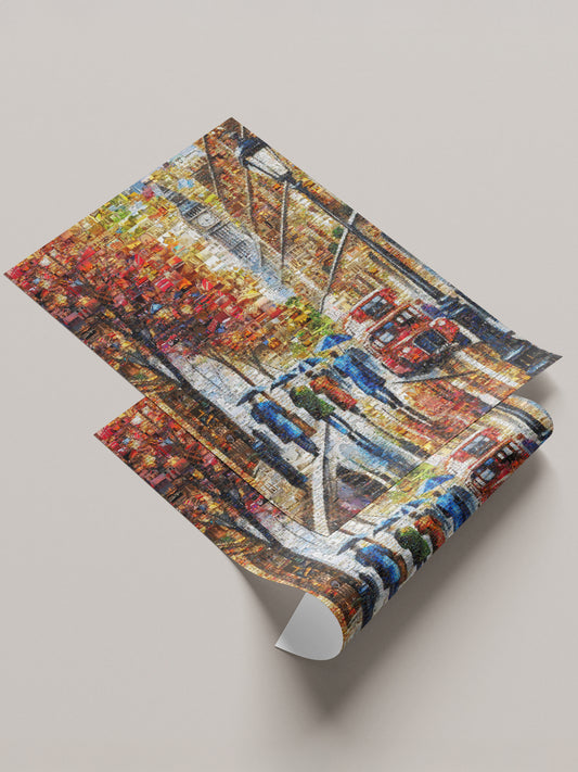 Stunning London Mosaic Artwork - Capture the Essence of the City in Vibrant Colors AtelierMosaics