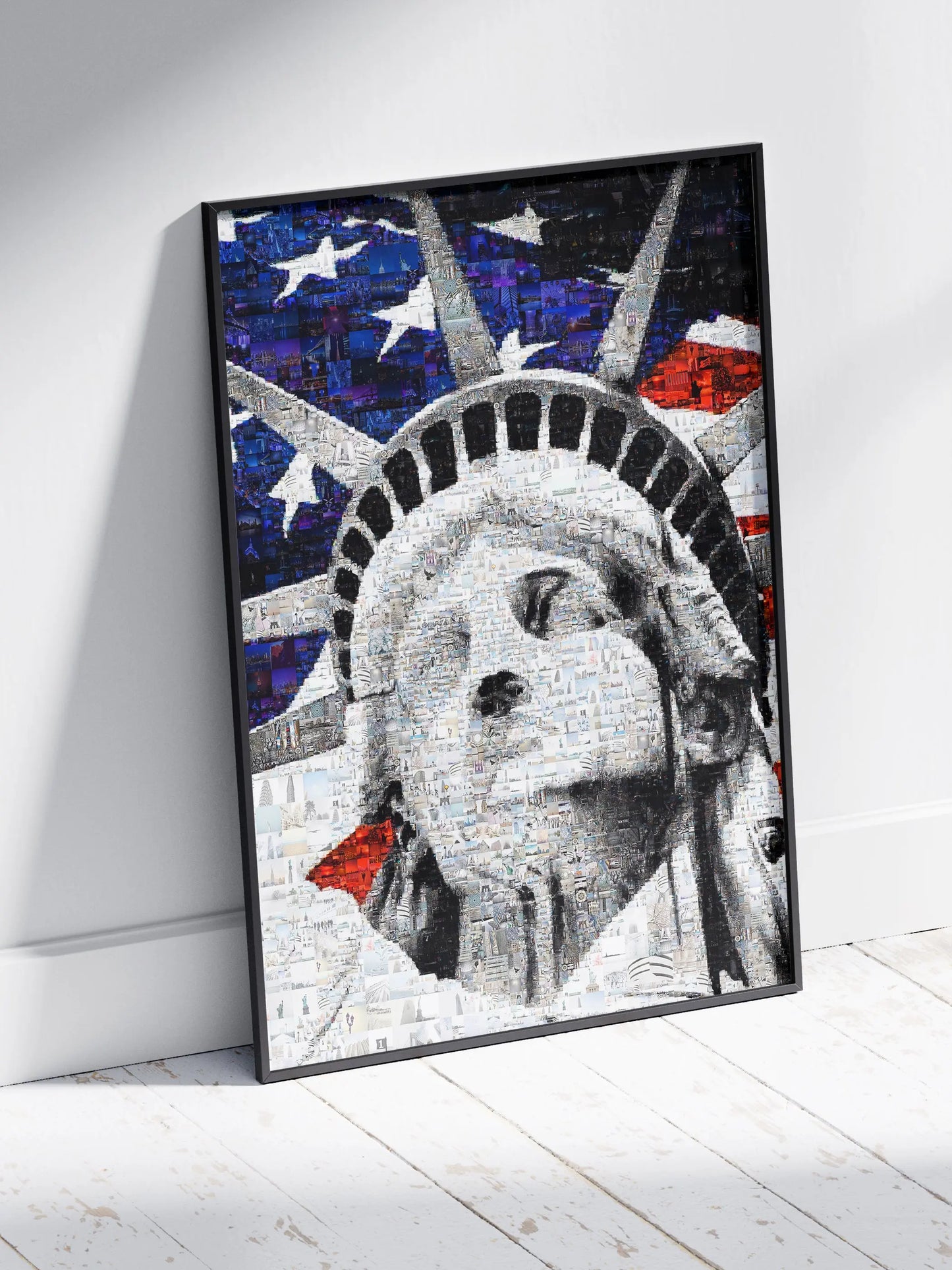 Stunning Mosaic Artwork of the Statue of Liberty - Iconic American Home Decor AtelierMosaics