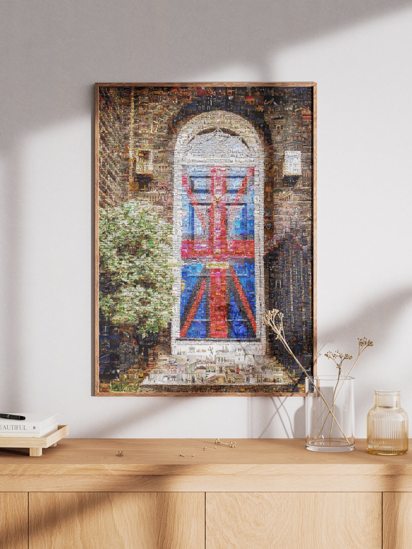 Stunning London Mosaic Artwork Featuring Iconic Union Jack Design - Perfect for Home Decor AtelierMosaics