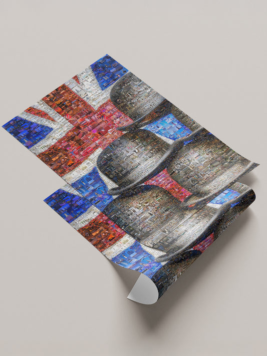 Vibrant London Mosaic Art - Iconic British Culture in Stunning Detail AtelierMosaics