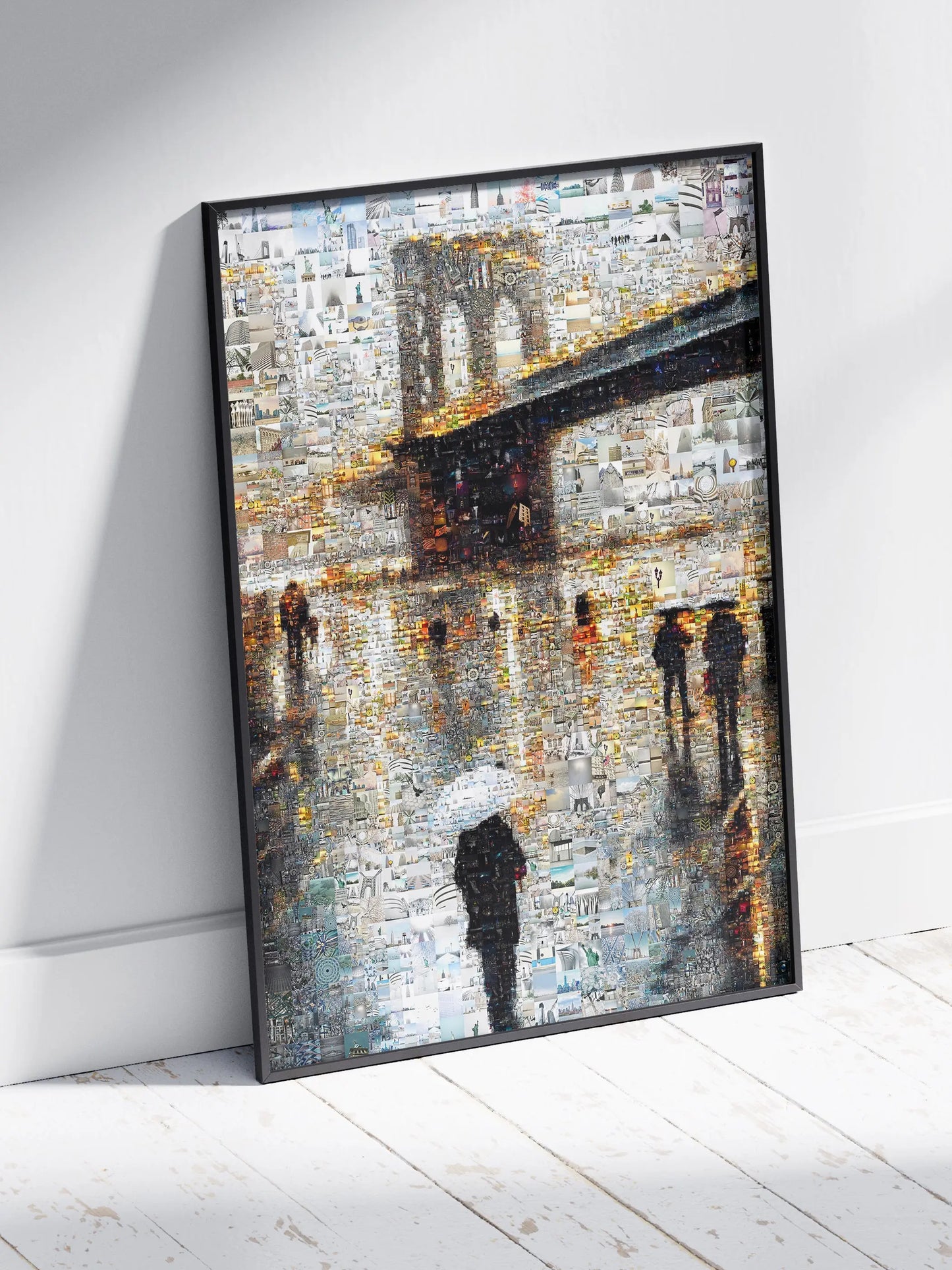 Stunning Brooklyn Bridge Mosaic Art - Unique Cityscape Wall Decor AtelierMosaics