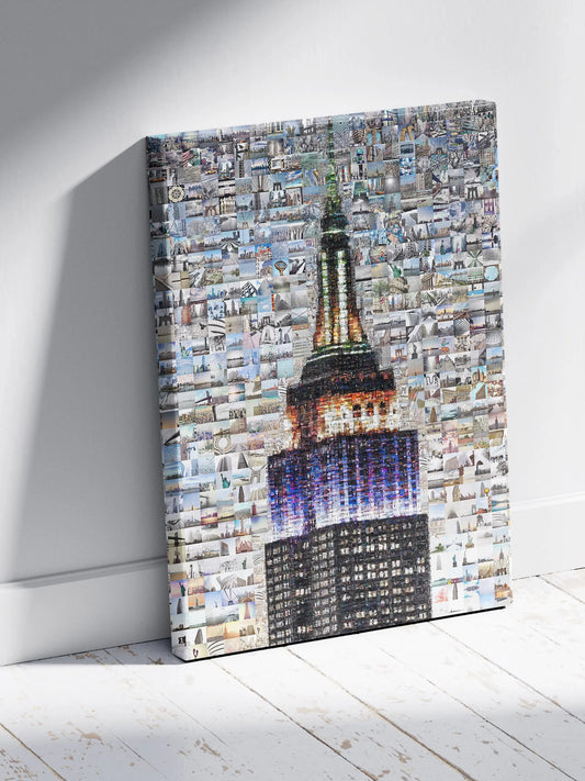 Stunning Empire State Building Mosaic Art - Unique NYC Wall Decor for Home & Office AtelierMosaics
