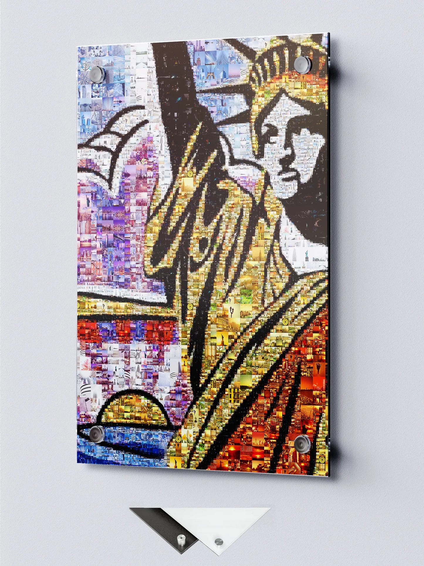 Stunning Mosaic Artwork of the Statue of Liberty - Unique Wall Decor for Home and Office AtelierMosaics