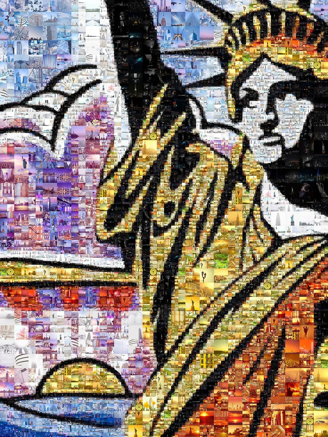 Stunning Mosaic Artwork of the Statue of Liberty - Unique Wall Decor for Home and Office AtelierMosaics