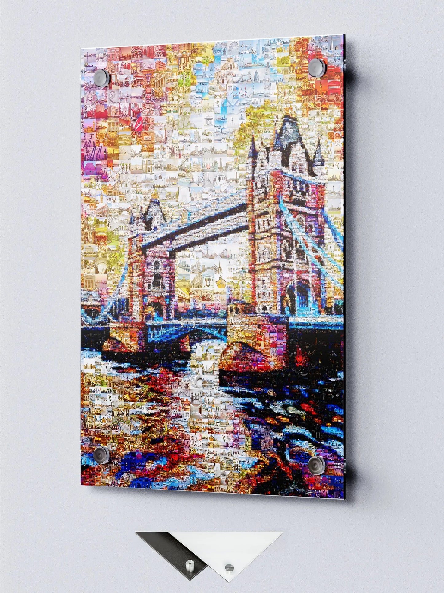 Stunning London Mosaic Artwork Featuring Iconic Tower Bridge - Perfect Home Decor AtelierMosaics