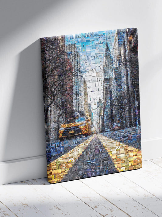Stunning New York City Mosaic Art - Vibrant Urban Landscape Wall Decor AtelierMosaics