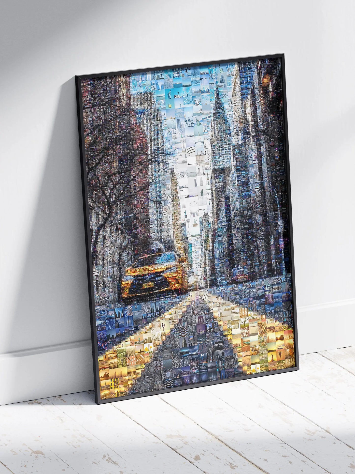 Stunning New York City Mosaic Art - Vibrant Urban Landscape Wall Decor AtelierMosaics