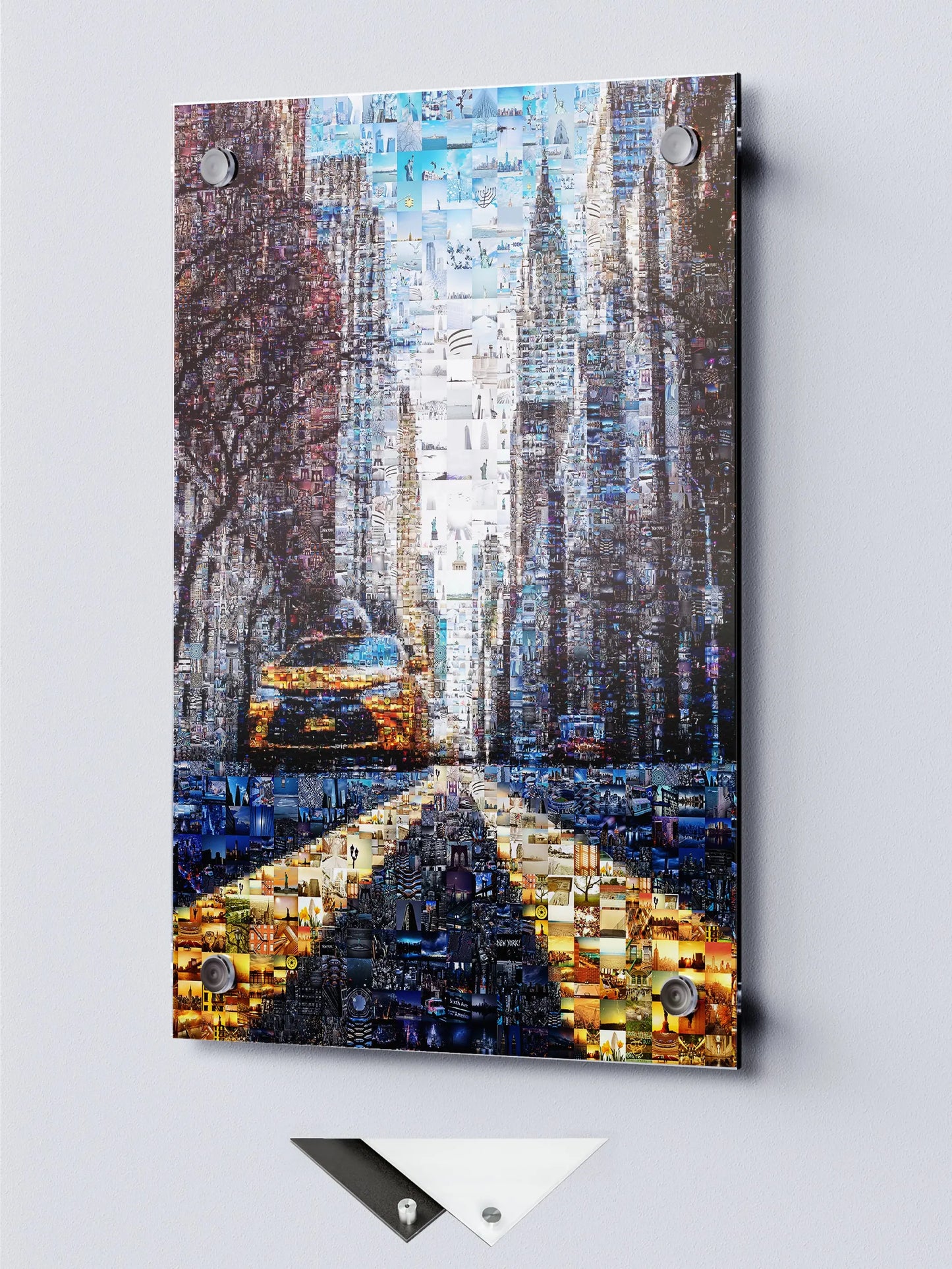 Stunning New York City Mosaic Art - Vibrant Urban Landscape Wall Decor AtelierMosaics