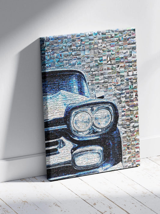 Stunning Mosaic Art of Classic Cars - Unique Automotive Wall Décor for Car Enthusiasts AtelierMosaics