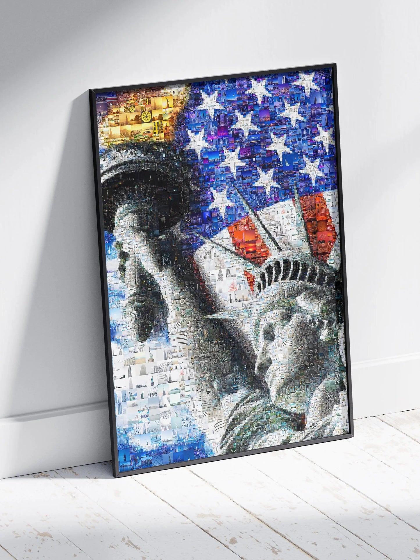Stunning Mosaic Artwork of the Statue of Liberty - Iconic American Art Piece for Home Decor AtelierMosaics