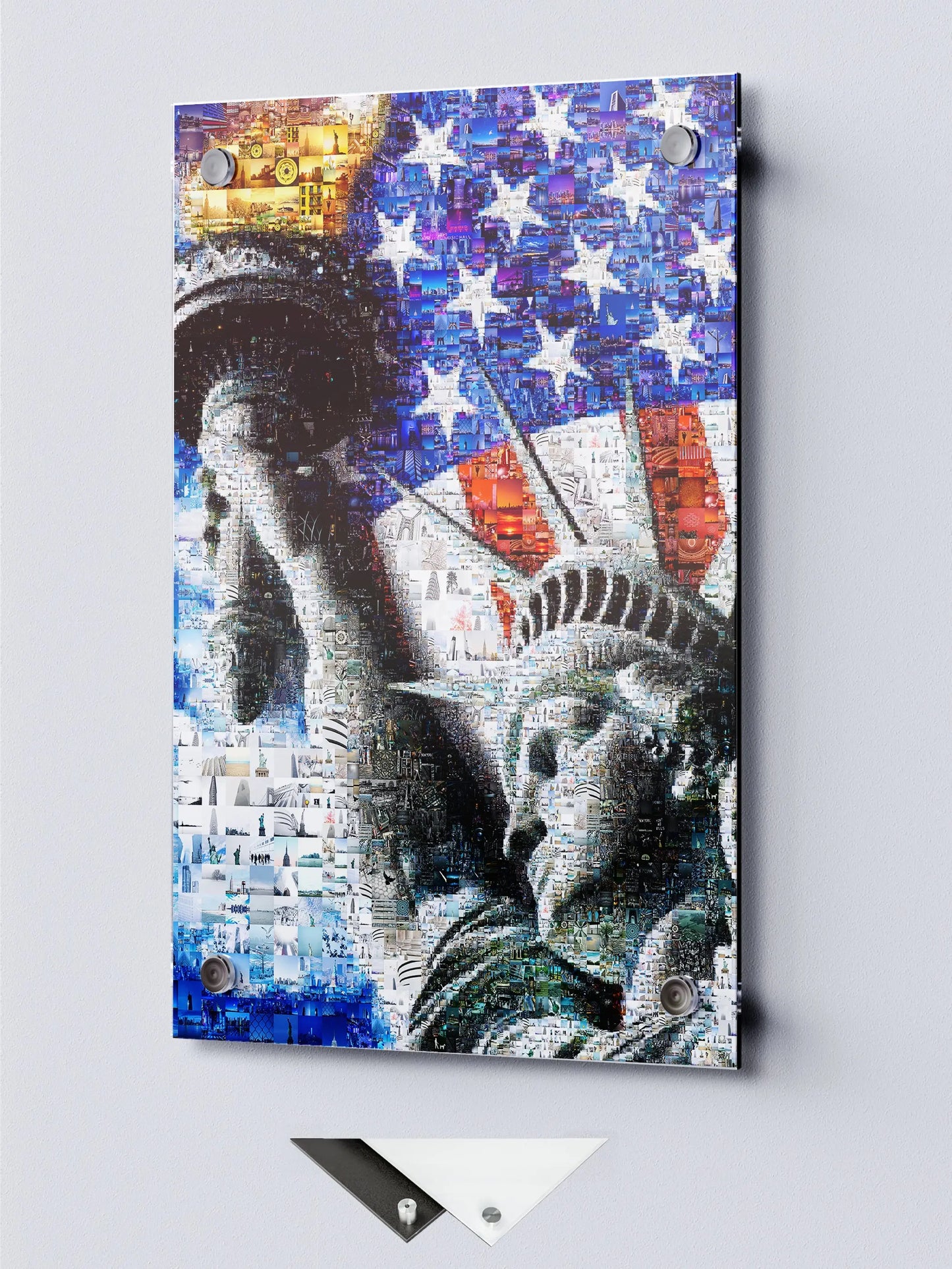 Stunning Mosaic Artwork of the Statue of Liberty - Iconic American Art Piece for Home Decor AtelierMosaics