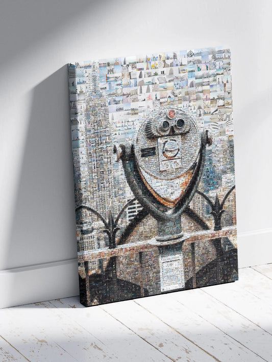 Stunning Cityscape Mosaic Art - Unique Wall Decor for Home & Office AtelierMosaics