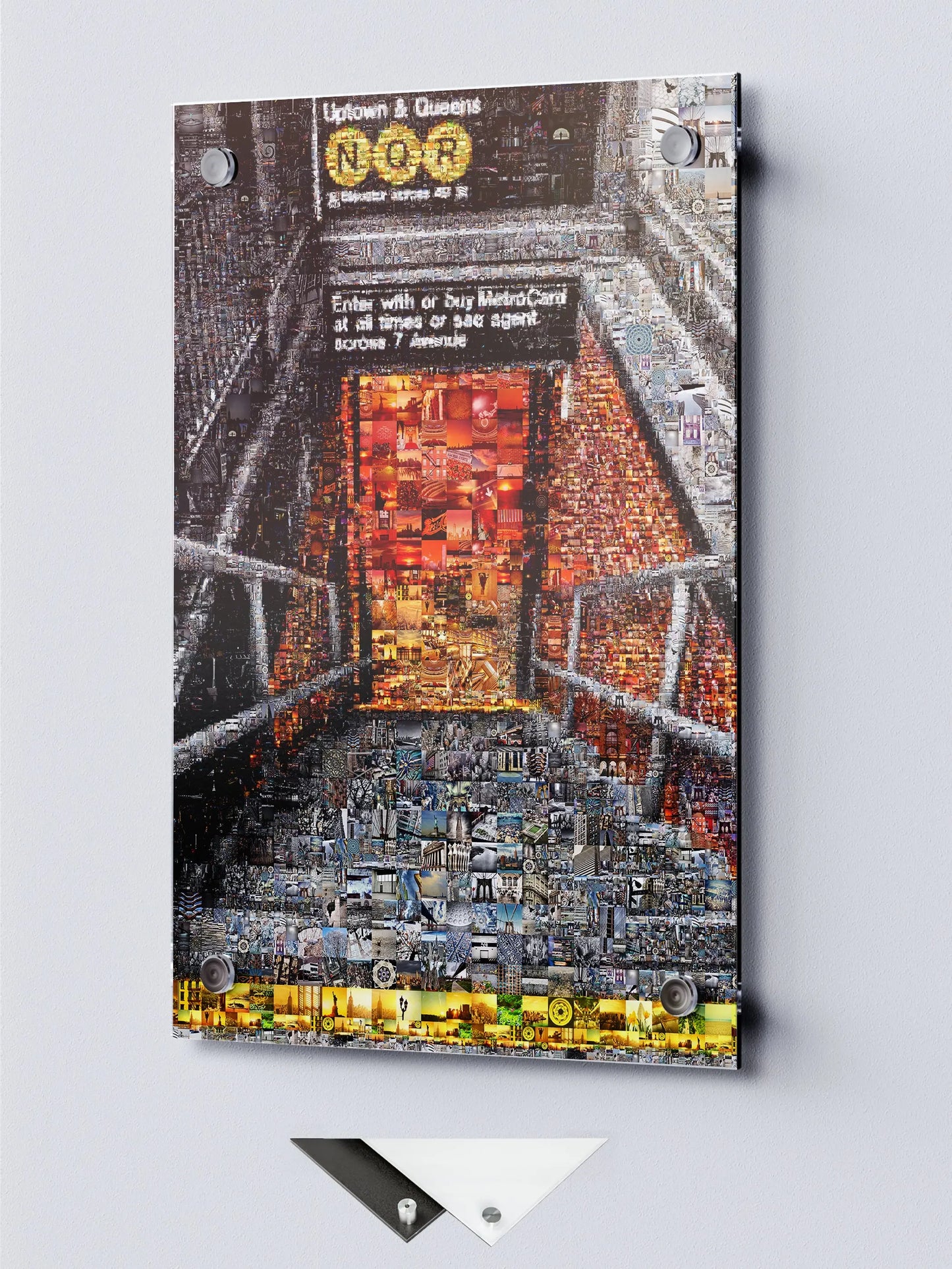 Uptown & Queens Subway Mosaic Art - Unique NYC Wall Decor for Home and Office AtelierMosaics