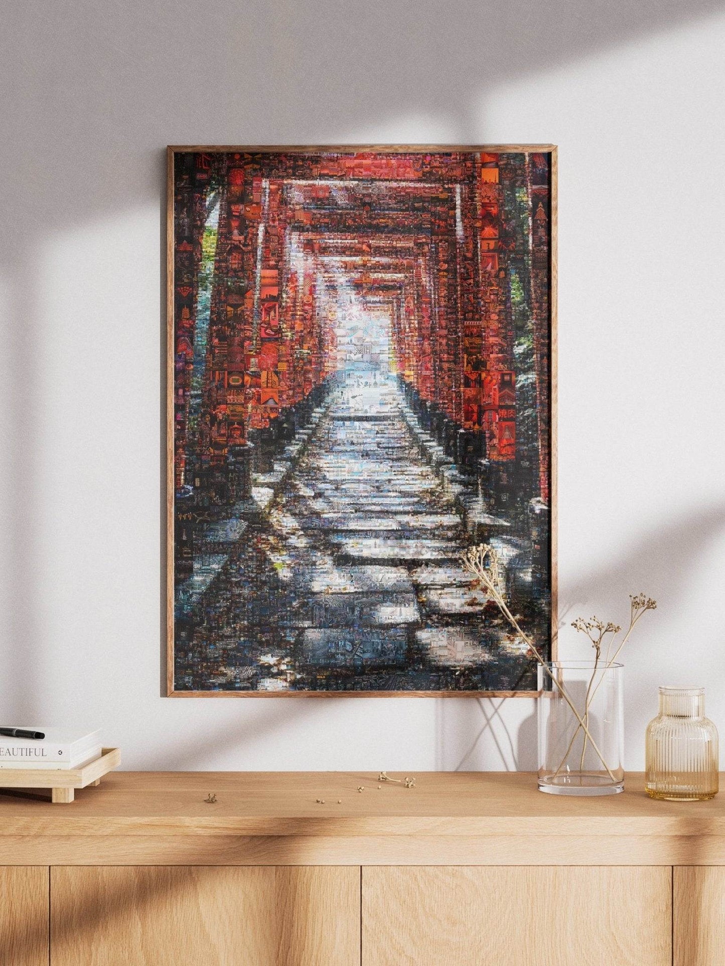 Fushimi Inari Torii – Kyoto Mosaic Wall Art - AtelierMosaics