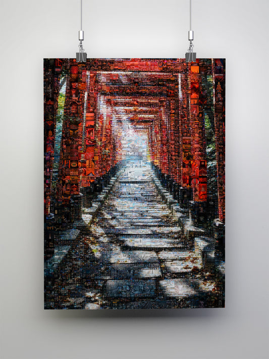 Fushimi Inari Torii – Kyoto Mosaic Wall Art AtelierMosaics