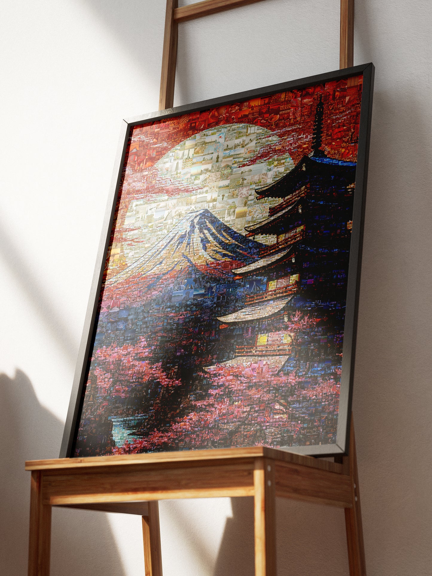 Mount Fuji & Pagoda – Japanese Mosaic Wall Art AtelierMosaics