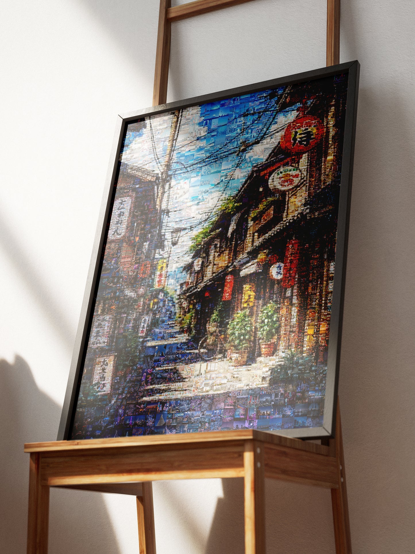 Tokyo Mosaic Art — Traditional Alley with Lanterns AtelierMosaics