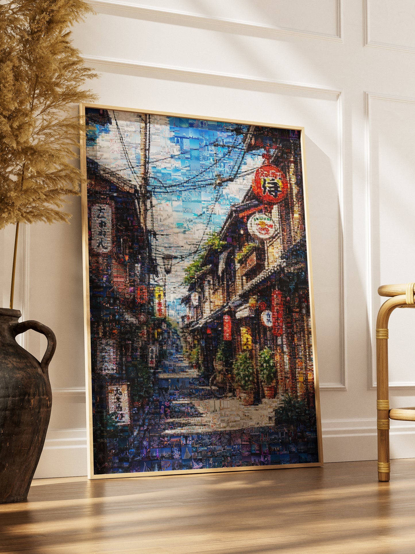 Tokyo Mosaic Art — Traditional Alley with Lanterns AtelierMosaics