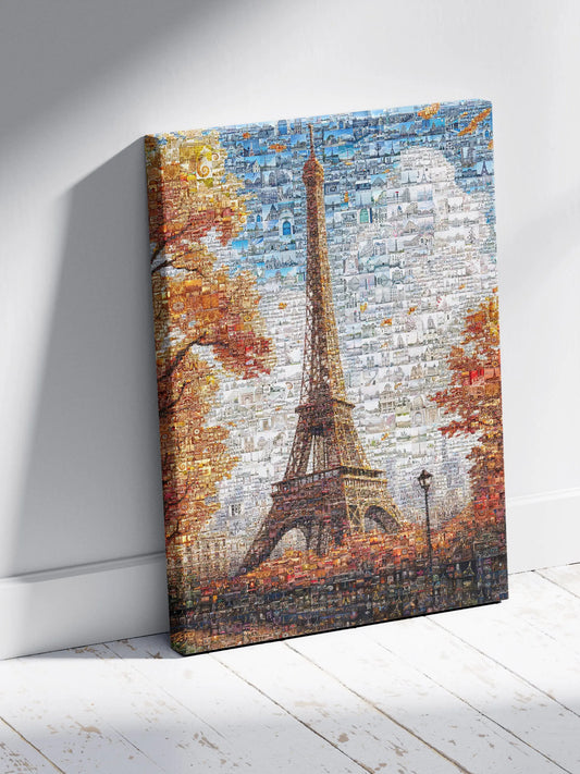 Stunning Paris Mosaic Artwork Featuring the Eiffel Tower - Perfect Home Decor AtelierMosaics