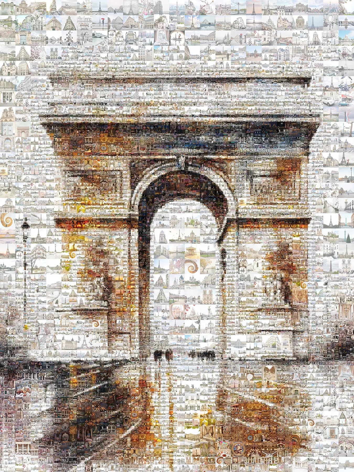 Stunning Paris Mosaic Artwork - Captivating Wall Art of the City of Lights AtelierMosaics