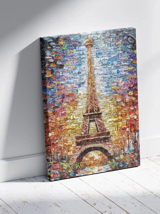 Stunning Paris Mosaic Artwork Featuring the Eiffel Tower – Perfect for Home Decor and Art Lovers AtelierMosaics