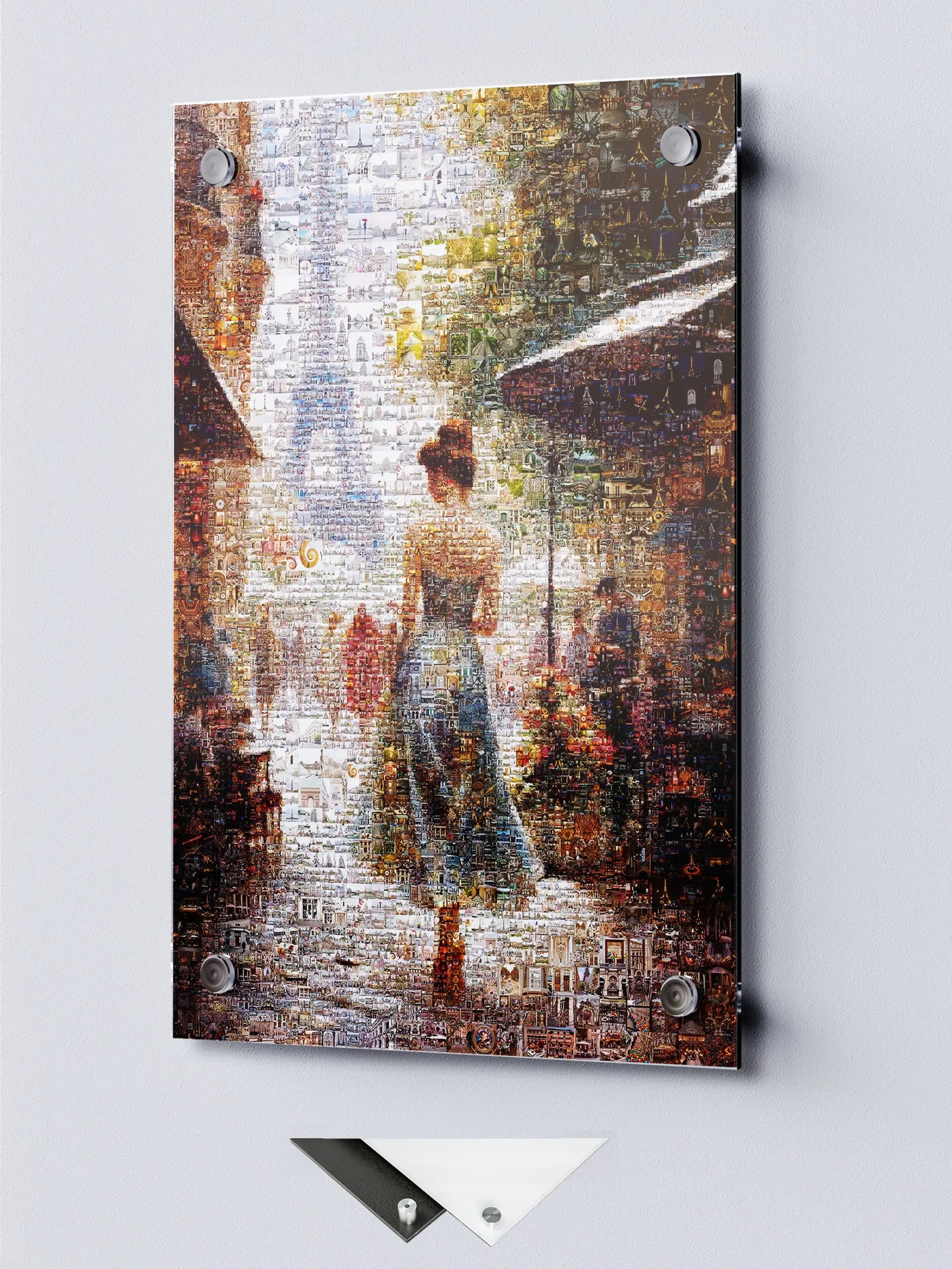Stunning Paris Mosaic Artwork - Captivating Cityscape of the Eiffel Tower and Charming Streets AtelierMosaics