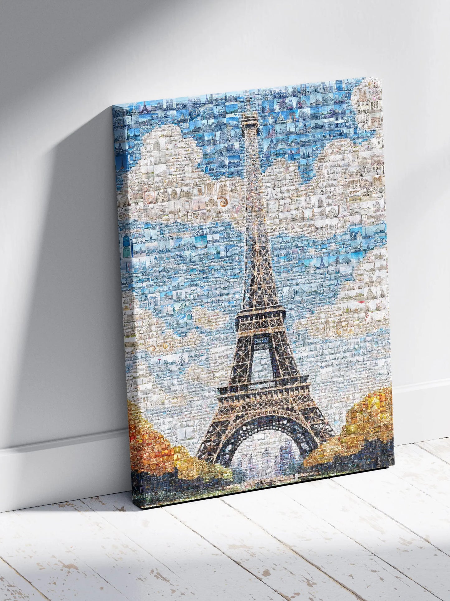 Stunning Paris Mosaic Artwork - Iconic Eiffel Tower and Cityscape Decor AtelierMosaics