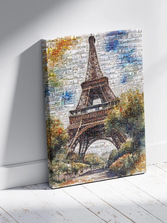 Paris Mosaic Artwork - Stunning Wall Art of the Eiffel Tower & French Architecture AtelierMosaics