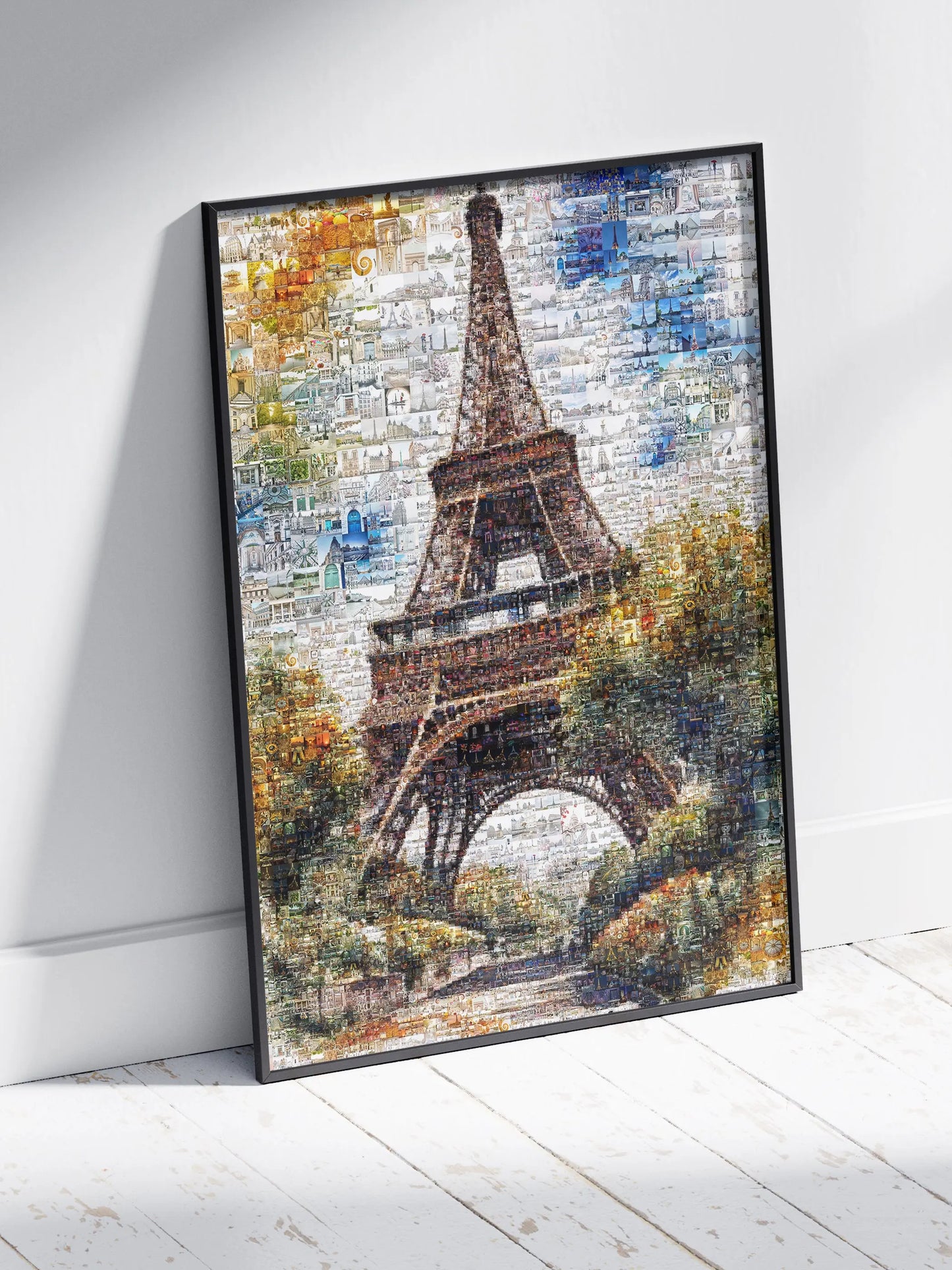 Paris Mosaic Artwork - Stunning Wall Art of the Eiffel Tower & French Architecture AtelierMosaics