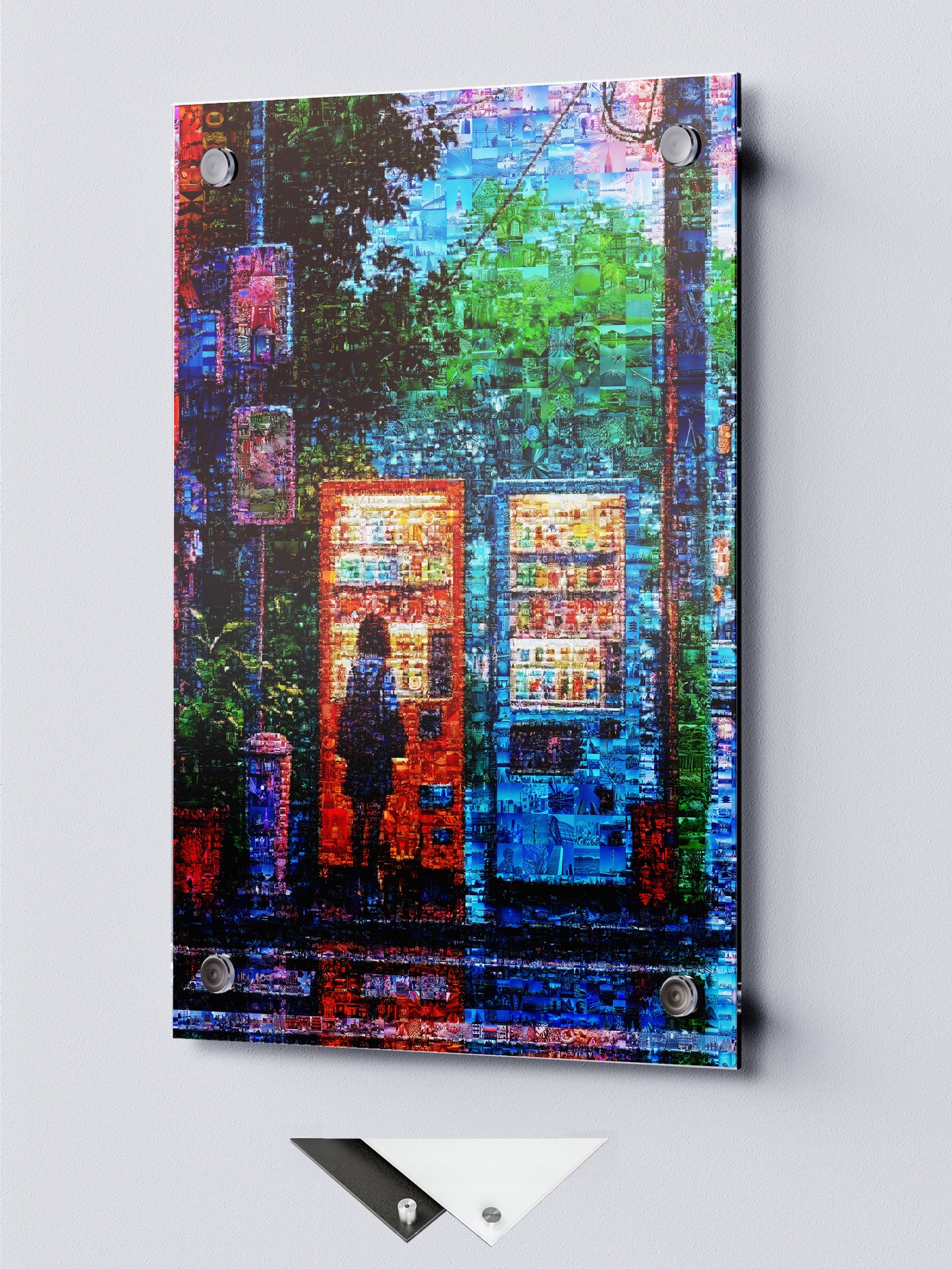 Tokyo Vending Night – Japanese Mosaic Wall Art AtelierMosaics