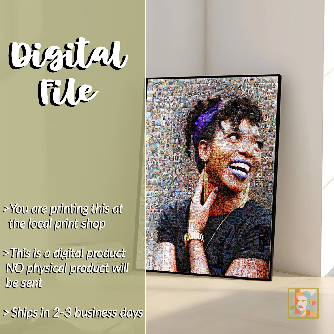 Custom Photo Mosaic from Your Photos | Unique Gift – AtelierMosaics