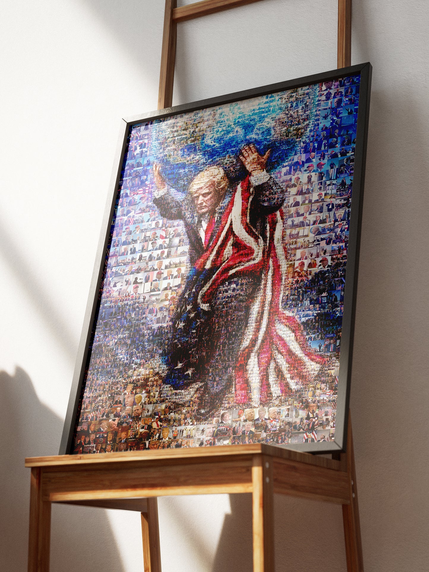 Donald Trump Atlas Mosaic – Holding the World of Freedom AtelierMosaics