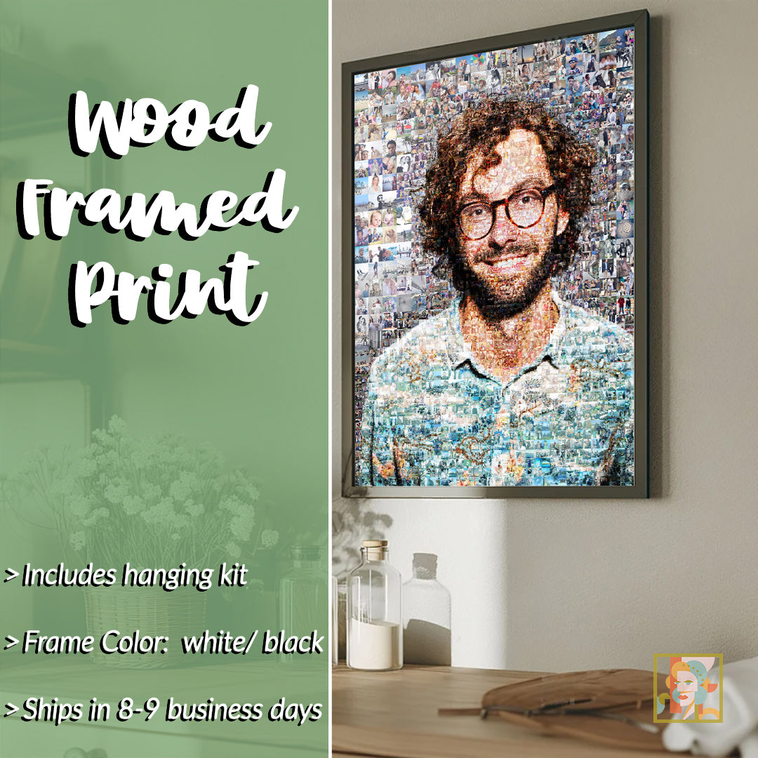 Custom Photo Mosaic from Your Photos | Unique Gift – AtelierMosaics
