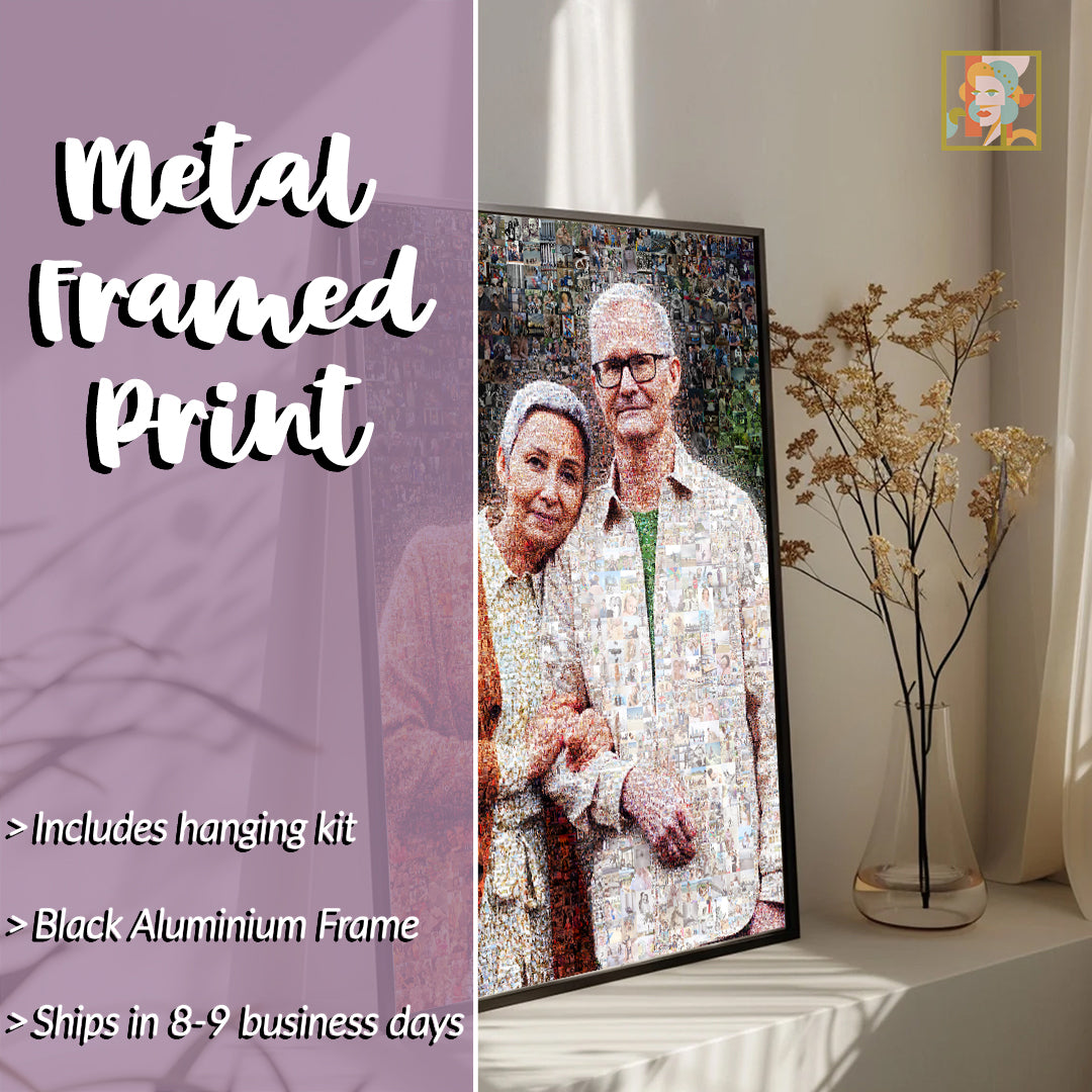 Custom Photo Mosaic from Your Photos | Unique Gift – AtelierMosaics