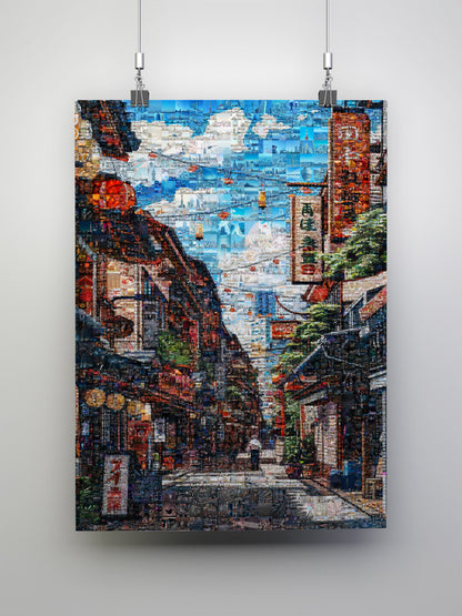 Tokyo Morning Street – Japanese Mosaic Wall Art AtelierMosaics