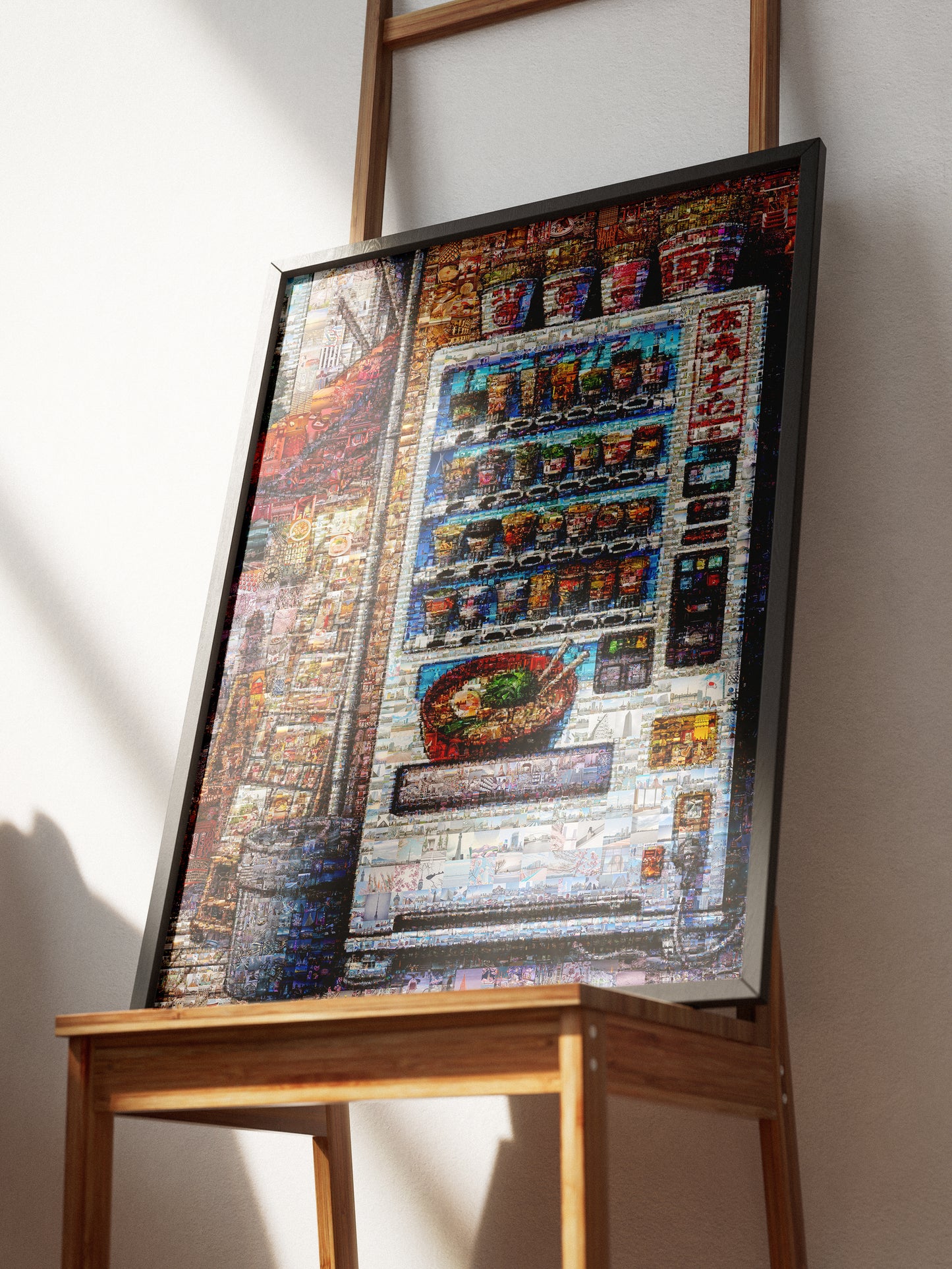 Tokyo Ramen Machine – Japanese Mosaic Art Print AtelierMosaics