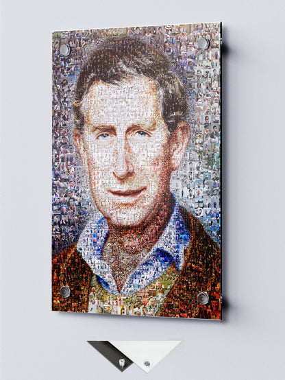 Charles III Mosaic Artwork - Stunning Portrait of the King of the United Kingdom