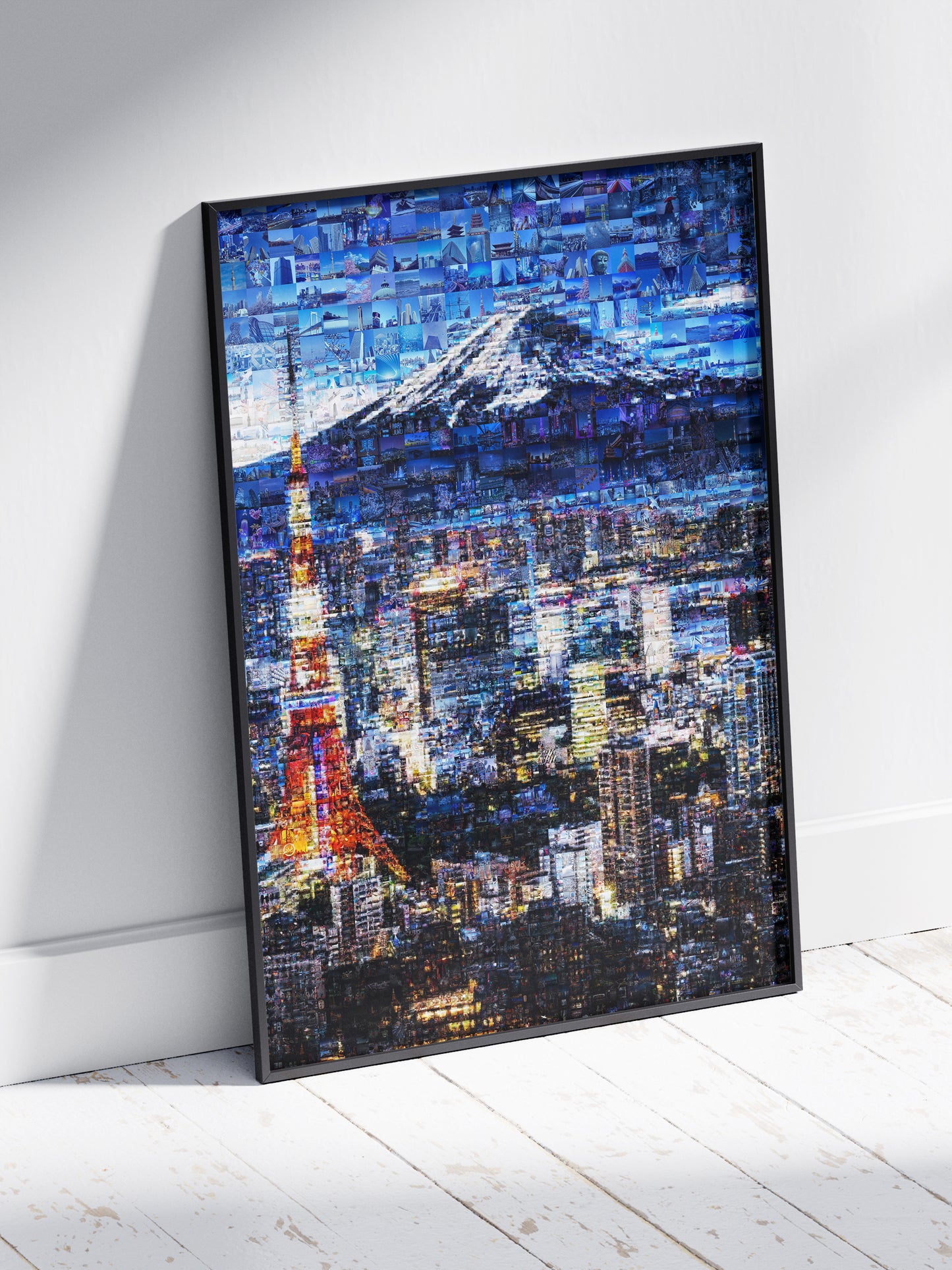 Tokyo Skyline & Mount Fuji – Japanese Mosaic Wall Art AtelierMosaics