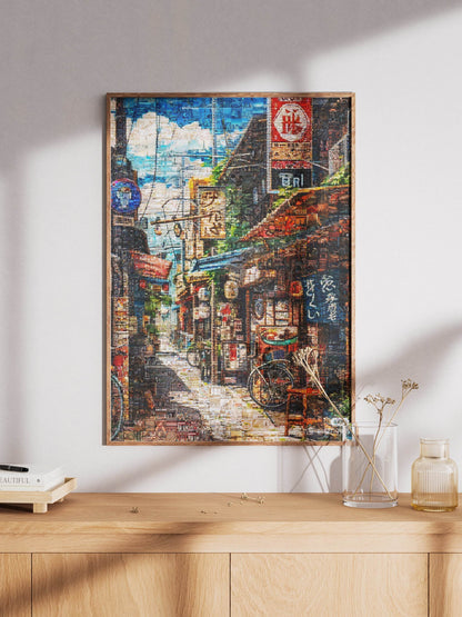 Tokyo Backstreet – Japanese Mosaic Wall Art AtelierMosaics